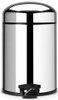 Brabantia Retro Bin 5 Liter Brilliant Steel