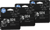 HP 924 Cartridge Black Triple Pack