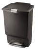 Simplehuman Rectangular 45 Liter Grijs
