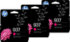 HP 937 Cartridge Magenta (3 units)