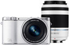 Samsung NX3000 + 16-50mm + 50-200mm wit