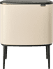 Brabantia Bo Touch Bin Prullenbak 3 x 11 liter Soft Beige