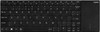 Rapoo E2710 Wireless Multimedia Touchpad Keyboard Black QWERTY