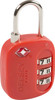 Delsey Travel Necessities TSA 3-Digit Padlock (USA) Red