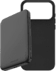BlueBuilt MagSafe Hoesje iPhone 18 Pro Max Leer Zwart + Powerbank 5.000 mAh Grijs