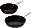 Tefal Experience Ceram Fusion Core inductie koekenpannenset 2-delig