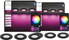 Philips Hue Inbouwspot Slim 6-Pack - White and Color - 90mm - Zwart
