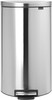 Brabantia Pedal Bucket FlatBack 30 Liter Stainless Steel Mat Fingerprint Proof