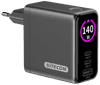 Sitecom 140W GaN Oplader met led scherm