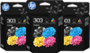 HP 303 4-Kleuren Pack (3 stuks)