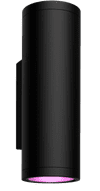 Philips Hue Appear Wall Lamp - White and Color - Black