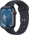 Apple Watch Series 9 4G 45mm Midnight Aluminum Sport Band M/L