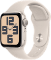 Apple Watch SE (2022) 40mm Starlight Aluminum Sport Band S/M