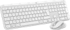 Logitech MK950 Signature Slim Wireless Keyboard and Mouse Combo AZERTY White
