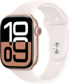 Apple Watch Series 10 46mm Roségoud Sportband S/M