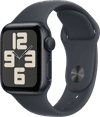 Apple Watch SE 2024 40mm Midnight Sportband M/L