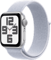 Apple Watch SE 2024 40mm Zilver Sport Loop