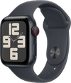 Apple Watch SE 2024 4G 40mm Midnight Sportband S/M