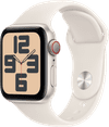 Apple Watch SE 2024 4G 40mm Starlight Sportband M/L
