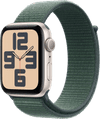 Apple Watch SE 2024 44mm Starlight Sport Loop