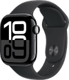Apple Watch Series 10 4G 42mm Black Sport Band S/M