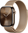 Apple Watch Series 10 4G 42 mm Titane Or Bracelet Milanais