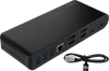 BlueBuilt Displaylink docking station Pro met Usb C zwart