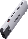 Sitecom MacBook Pro Multiport Hub 6-en-2 Argent