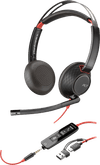 Poly Blackwire 5220 MS Casque de Bureau Filaire