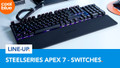 Youtube video of SteelSeries Apex 7 Red Gaming Toetsenbord QWERTY