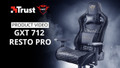 Youtube video of Trust GXT 712 Resto Pro Gaming stoel