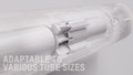 Youtube video of MotionBlinds Retrofit Roller Blind Motor with Bluetooth