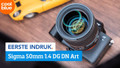 Youtube video of Sigma 50mm f/1.4 DG DN Art Sony