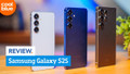 Youtube video of Samsung Galaxy S25 256GB Mint 5G + BlueBuilt Book Case Zwart