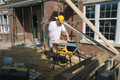DeWalt DW743N product in use