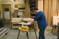 DeWalt DW743N product in use