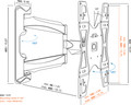 Vogel's Full-Motion TV Wall Mount visual leverancier