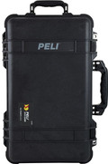 Peli 1514 Protector Case Black Trolley with Dividers front