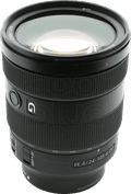 Sony FE 24-105 mm f/4G OSS dessus