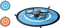 PGYTECH Landing Pad 75cm voor Drones product in gebruik