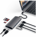 Satechi USB-C to USB-A, Ethernet, and HDMI Dock Space Gray null