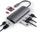 Satechi USB-C to USB-A, Ethernet, and HDMI Dock Space Gray detail