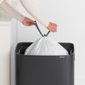 Brabantia Bo Touch Bin 60L Matte Black product in use