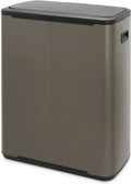 Brabantia Bo Touch Bin 60 Liter Platinum achterkant