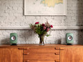 KEF P1 LSX Desk Pad Black per pair product in use