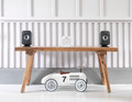 KEF P1 LSX Desk Pad Black per pair product in use