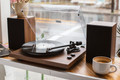 Crosley C62 Brown product in use