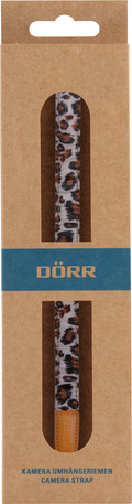 Dörr Slim Carrying Strap Leopard 150x2cm packaging