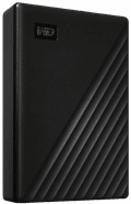 WD My Passport 5TB Black linkerkant