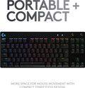 Logitech G PRO GX Blue Mechanisch Gaming Toetsenbord Azerty product in gebruik